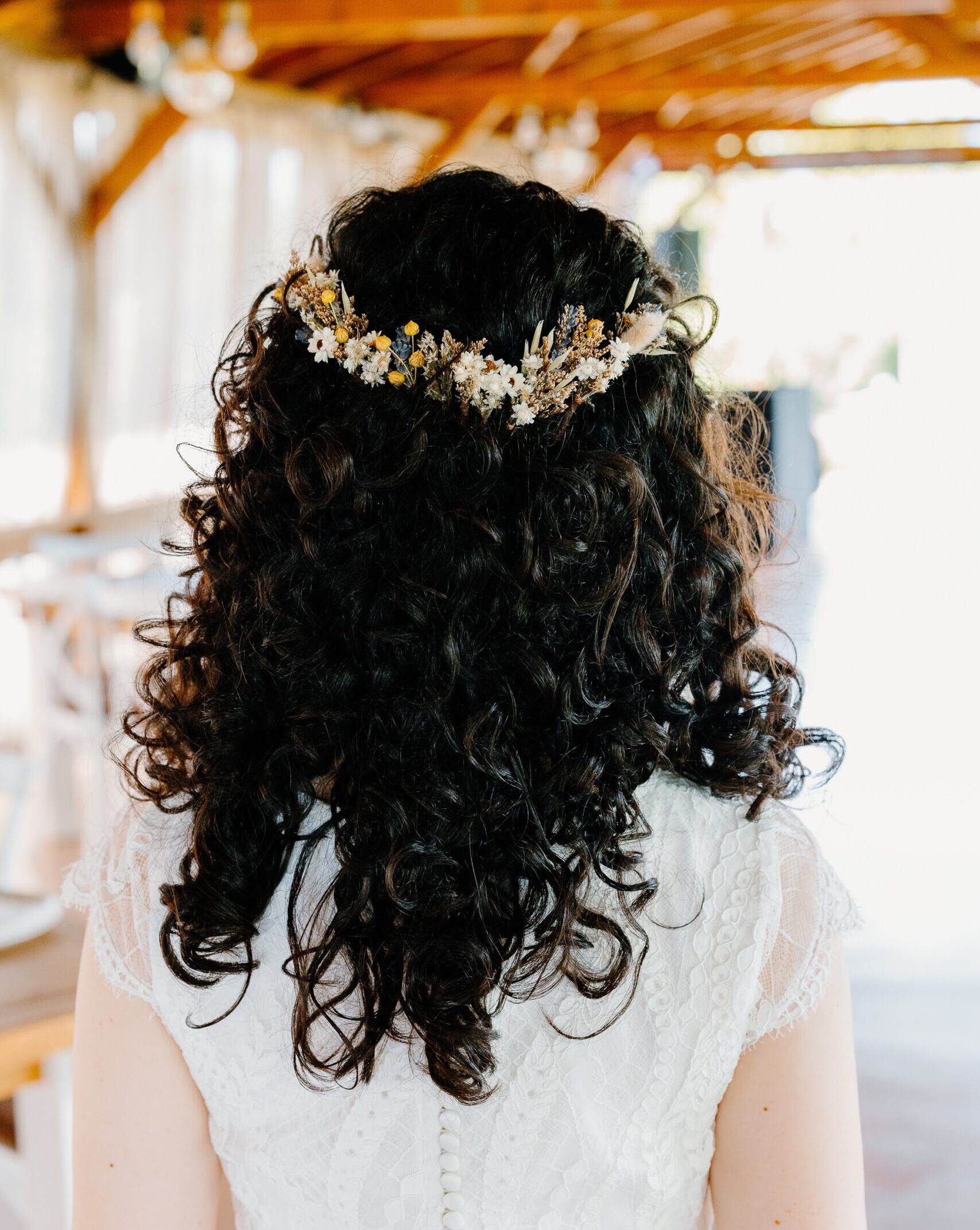 Agrafe florale - rustic love