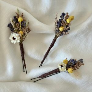 Agrafe florale – rustic love