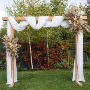 Aranjamente pentru arcadă nuntă din flori uscate și stabilizate – stil boho natural